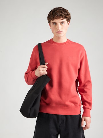 LEVI'S ® Sweatshirt 'AUTHENTIC' in Rood: voorkant