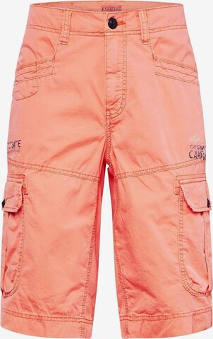 CAMP DAVID Regular Cargo Pants 'Cinque Terre' in Pink: front