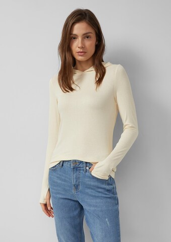 T-shirt s.Oliver en beige : devant
