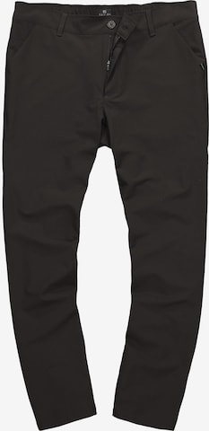 JAY-PI Regular Chino in Zwart: voorkant