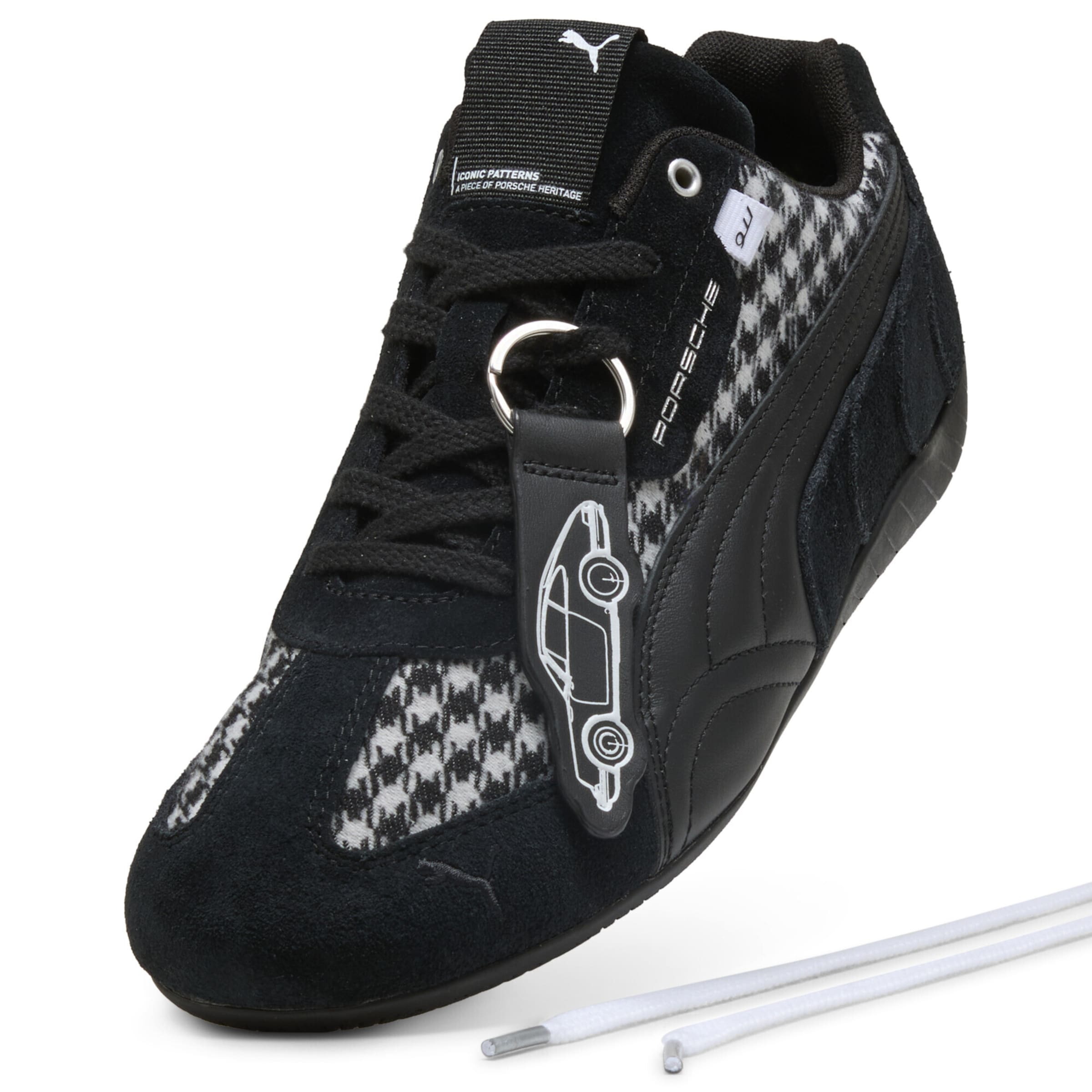 PUMA Platform trainers 'Porsche Legacy Speedcat Pepita' in Black