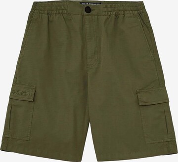 IUTER Regular Cargo Pants in Green: front