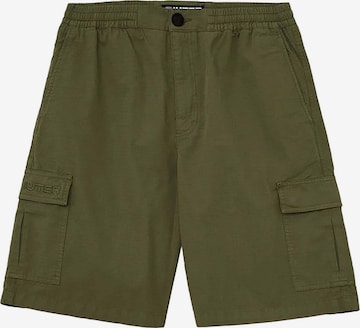 Regular Pantalon cargo IUTER en vert : devant
