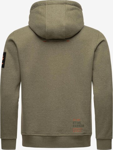 STONE HARBOUR Sweatshirt 'Ty Trey' in Grün