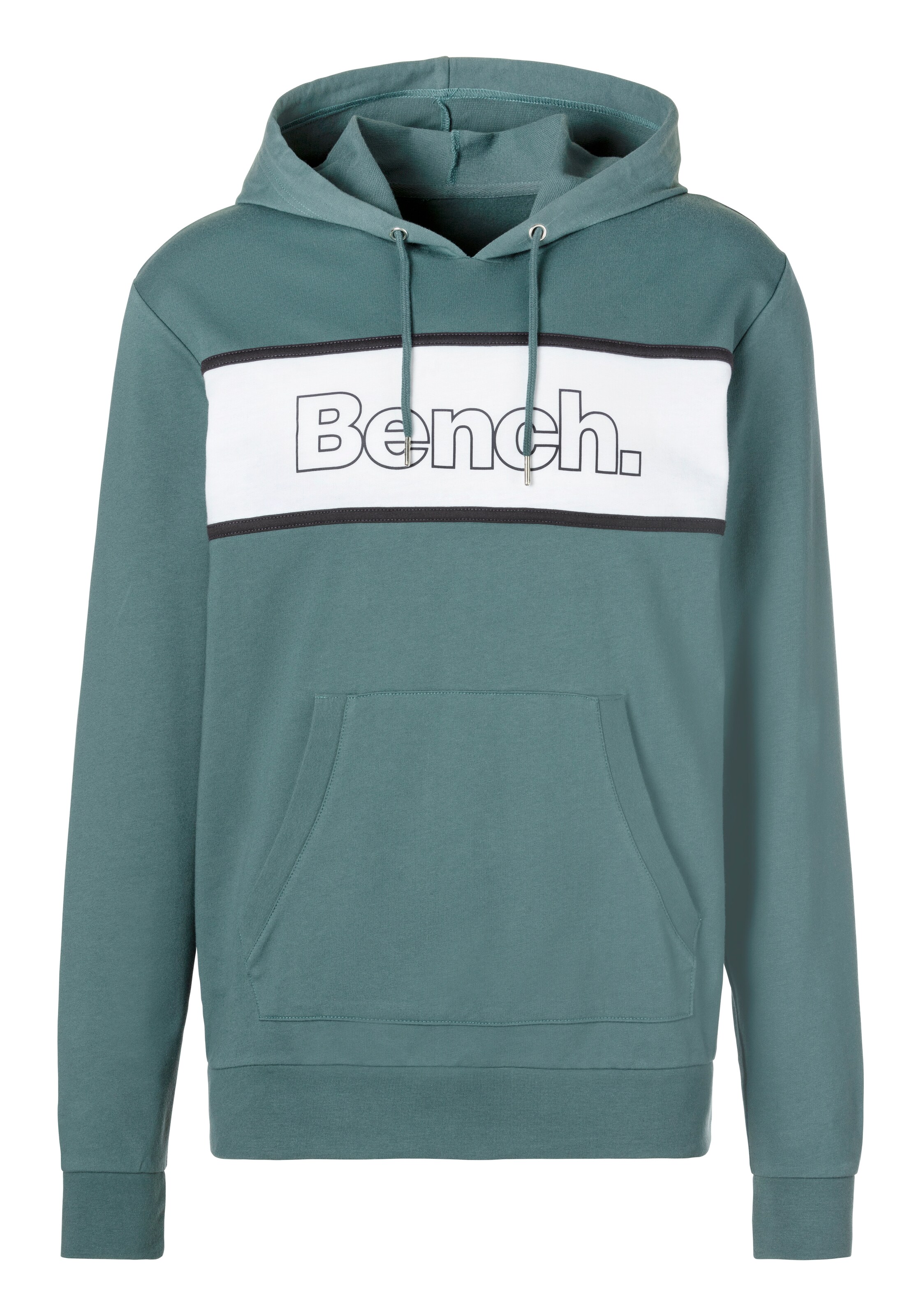 BENCH Sweatshirt in Green: front