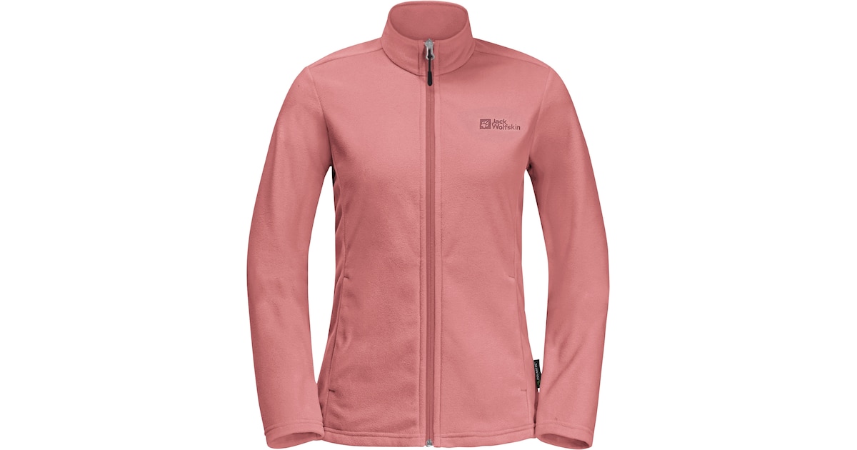 JACK WOLFSKIN Athletic Fleece Jacket in Pink ABOUT YOU