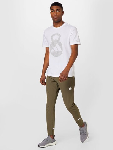 Effilé Pantalon de sport 'Designed 4 Gameday' ADIDAS SPORTSWEAR en vert