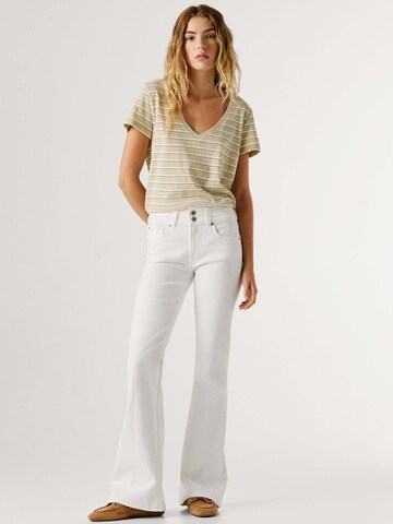 Pepe Jeans Flared Jeans 'VENUS' in Weiß