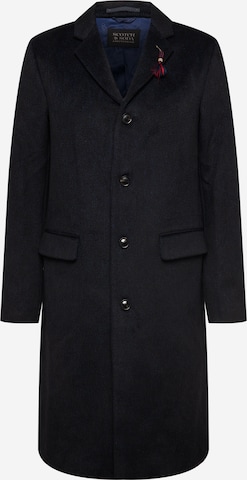 SCOTCH & SODA Between-seasons coat in Blue: front