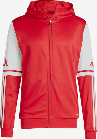 ADIDAS PERFORMANCE Sportsweatjacke 'Sq25' in Rot: Vorderseite