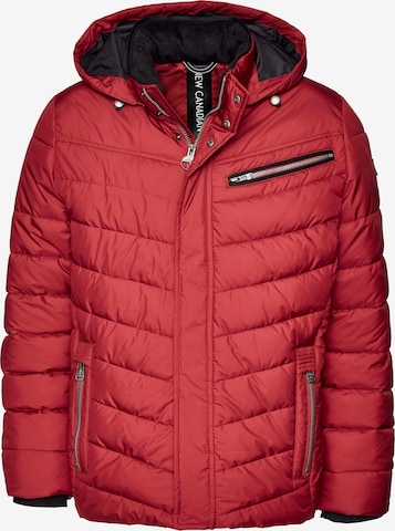 NEW CANADIAN Between-Season Jacket in Red: front