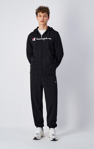 Champion Authentic Athletic Apparel - Sudadera con cremallera en negro