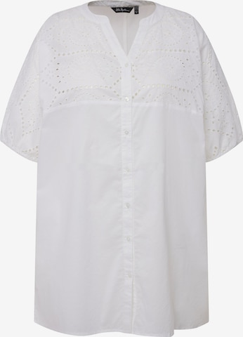 Ulla Popken Blouse in White: front