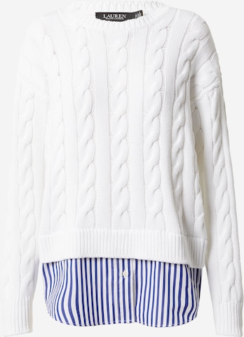 Pullover 'VALIZA' di Lauren Ralph Lauren in bianco: frontale