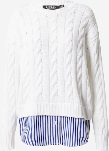 Pull-over 'VALIZA' Lauren Ralph Lauren en blanc : devant