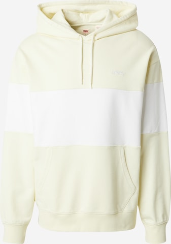 LEVI'S ® Sweatshirt 'Levis Ft Blocked Hoodie' in Yellow: front