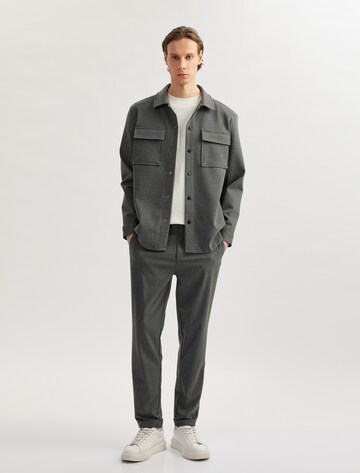 Koton Fleece Jacket in Grey: front