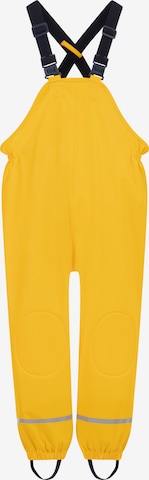 Regular Pantalon fonctionnel Schmuddelwedda en jaune : devant