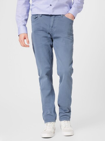 Springfield - Slimfit Pantalón en azul: frente