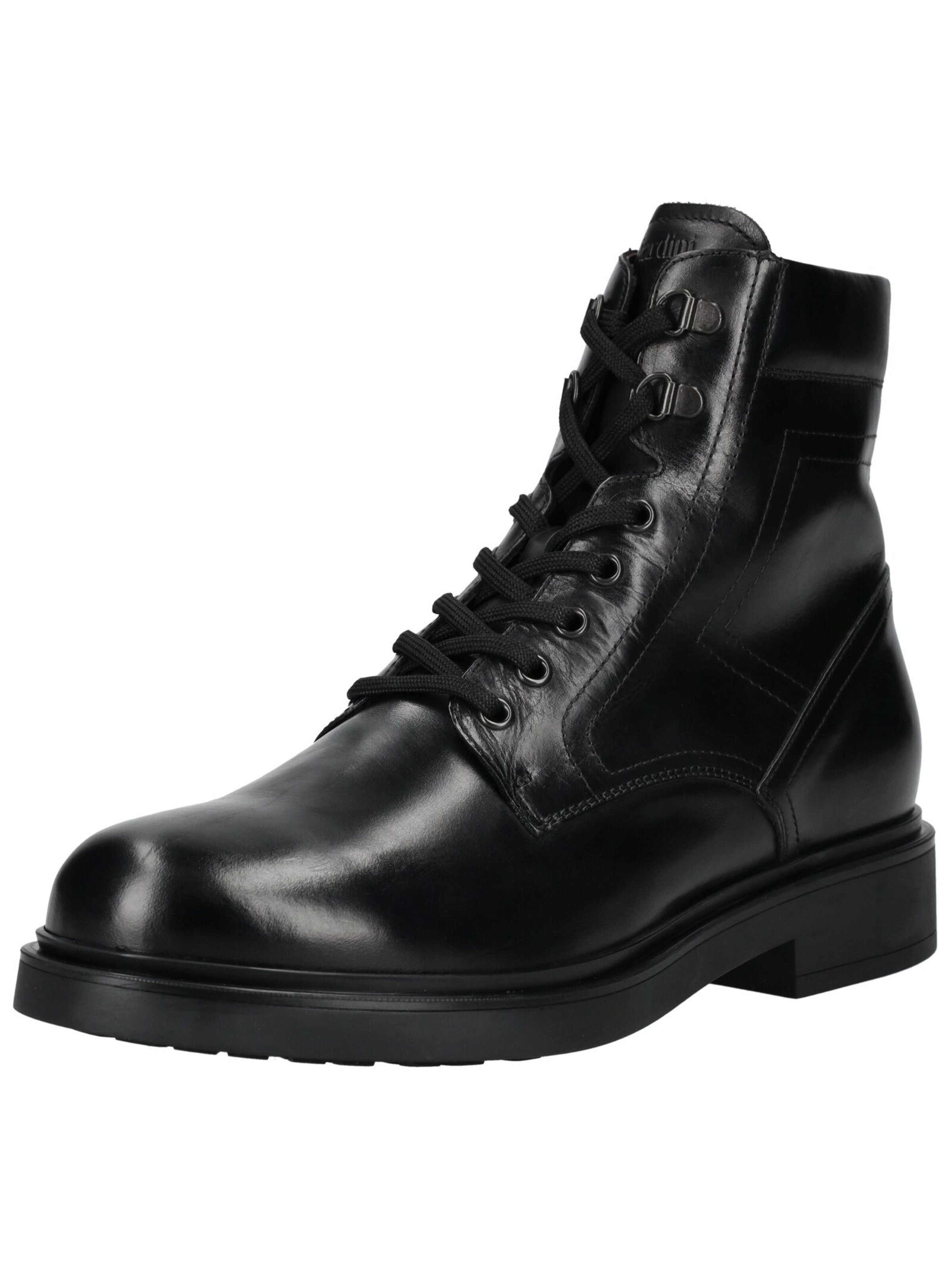 Boots stringati di Nero Giardini in nero: frontale