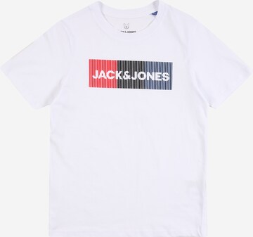 Jack & Jones Junior Μπλουζάκι σε λευκό: μπροστά