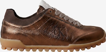Calvin Klein Sneakers laag in Bruin: voorkant