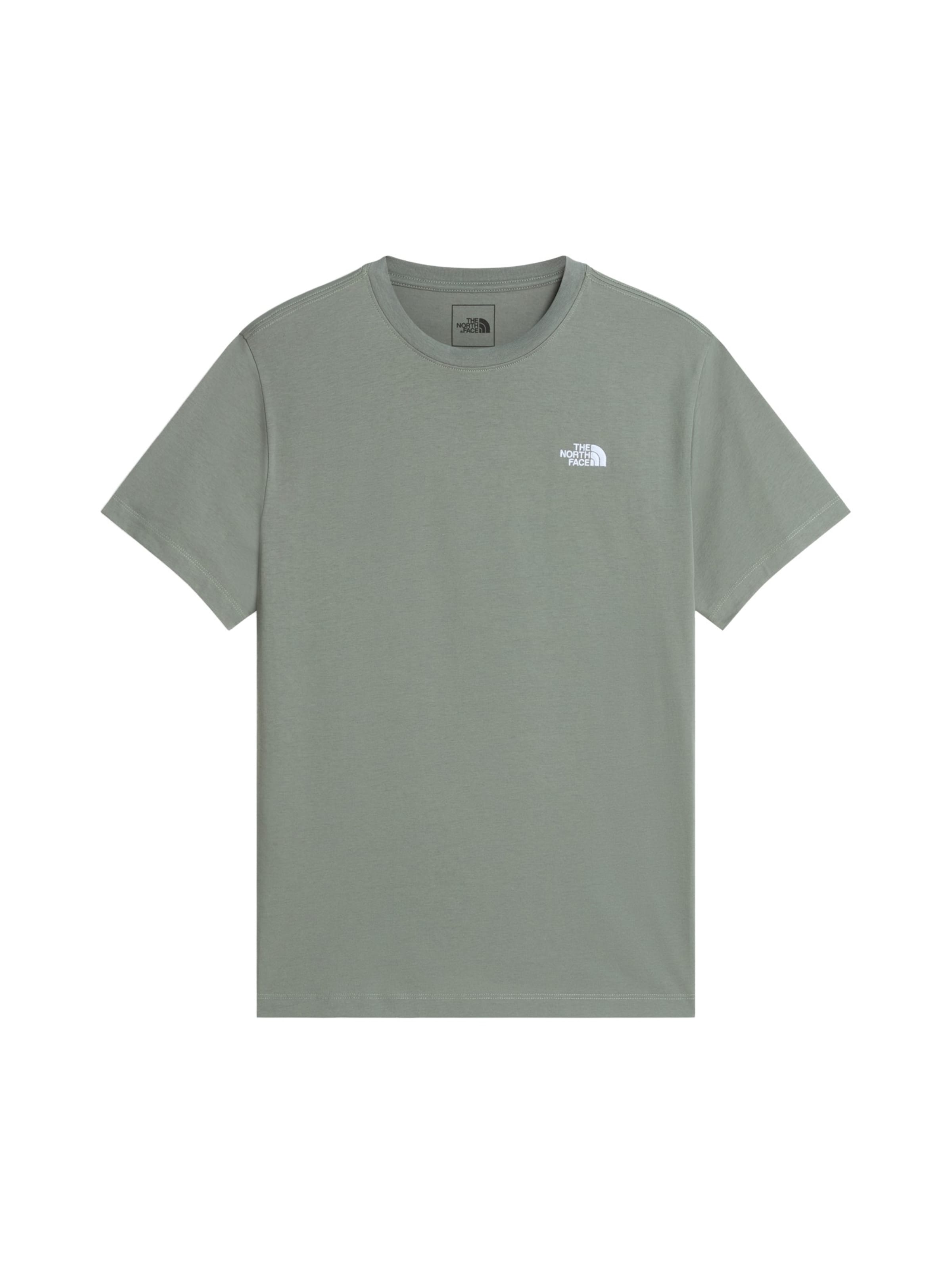 THE NORTH FACE Shirt 'M EVOLUTION SIMPLE DOME ' in Groen: voorkant