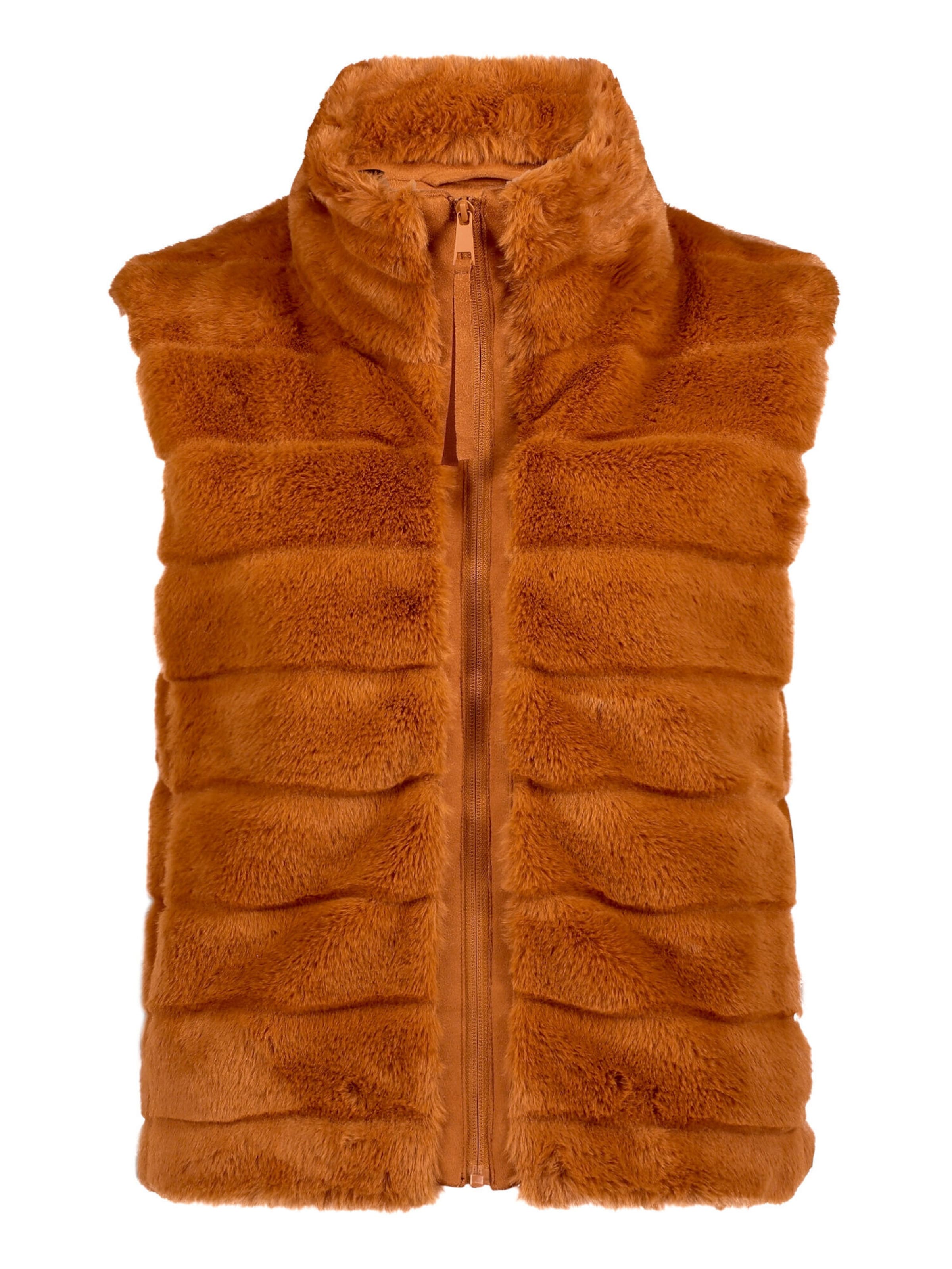 Gilet di Betty & Co in marrone: frontale