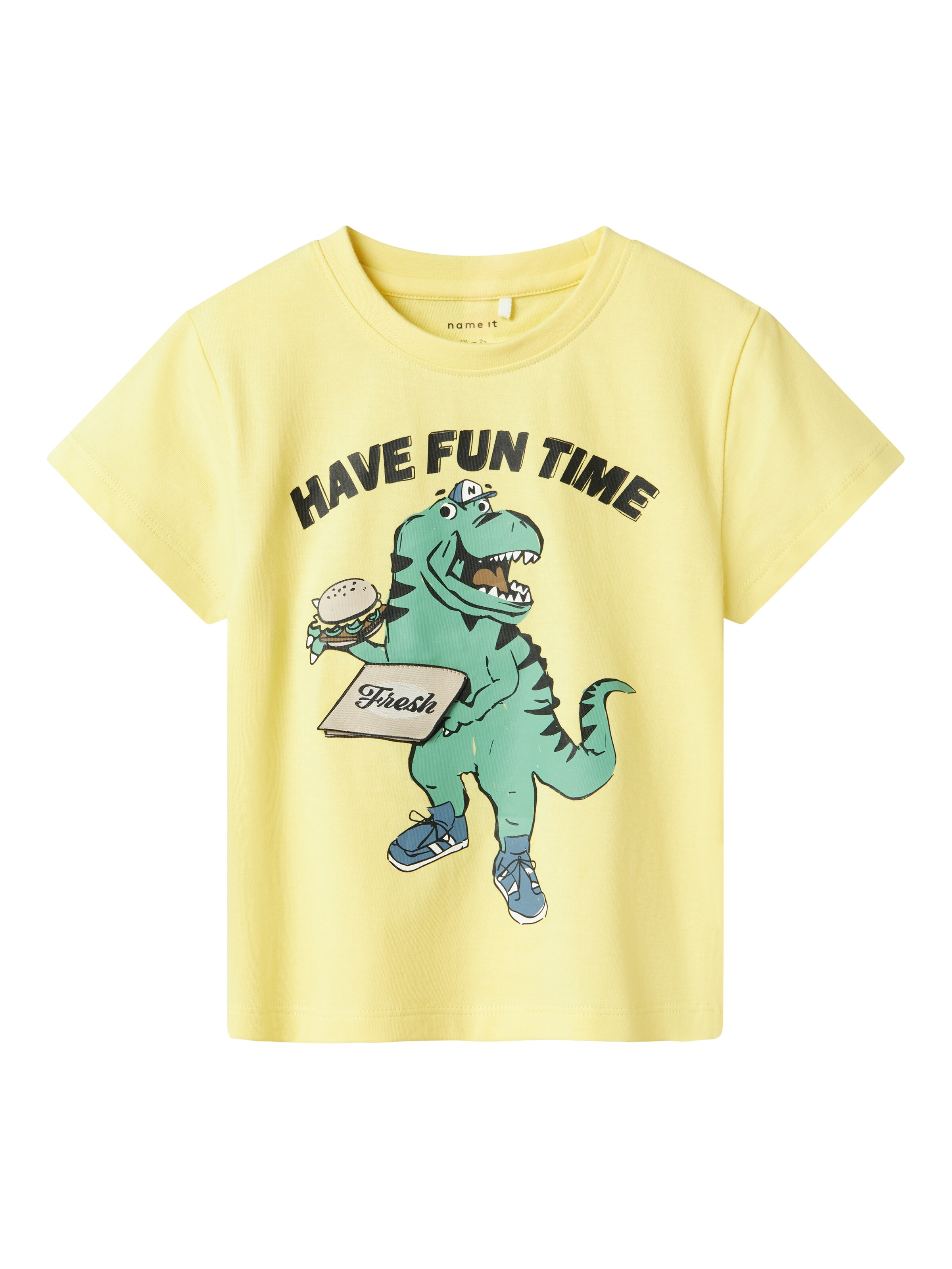 NAME IT Μπλουζάκι σε κίτρινο: μπροστά