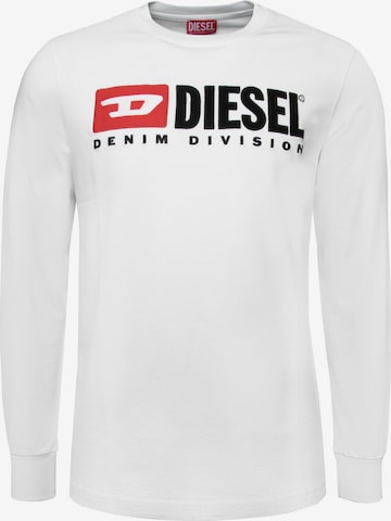 DIESEL Shirt in Wit: voorkant