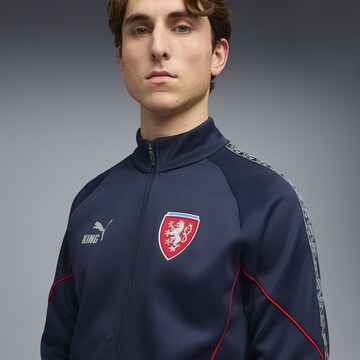 PUMA Trainingsjack 'Tschechien King Anthem' in Blauw