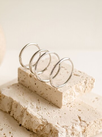 Boucles d'oreilles 'Pure Duo' Hey Happiness en argent