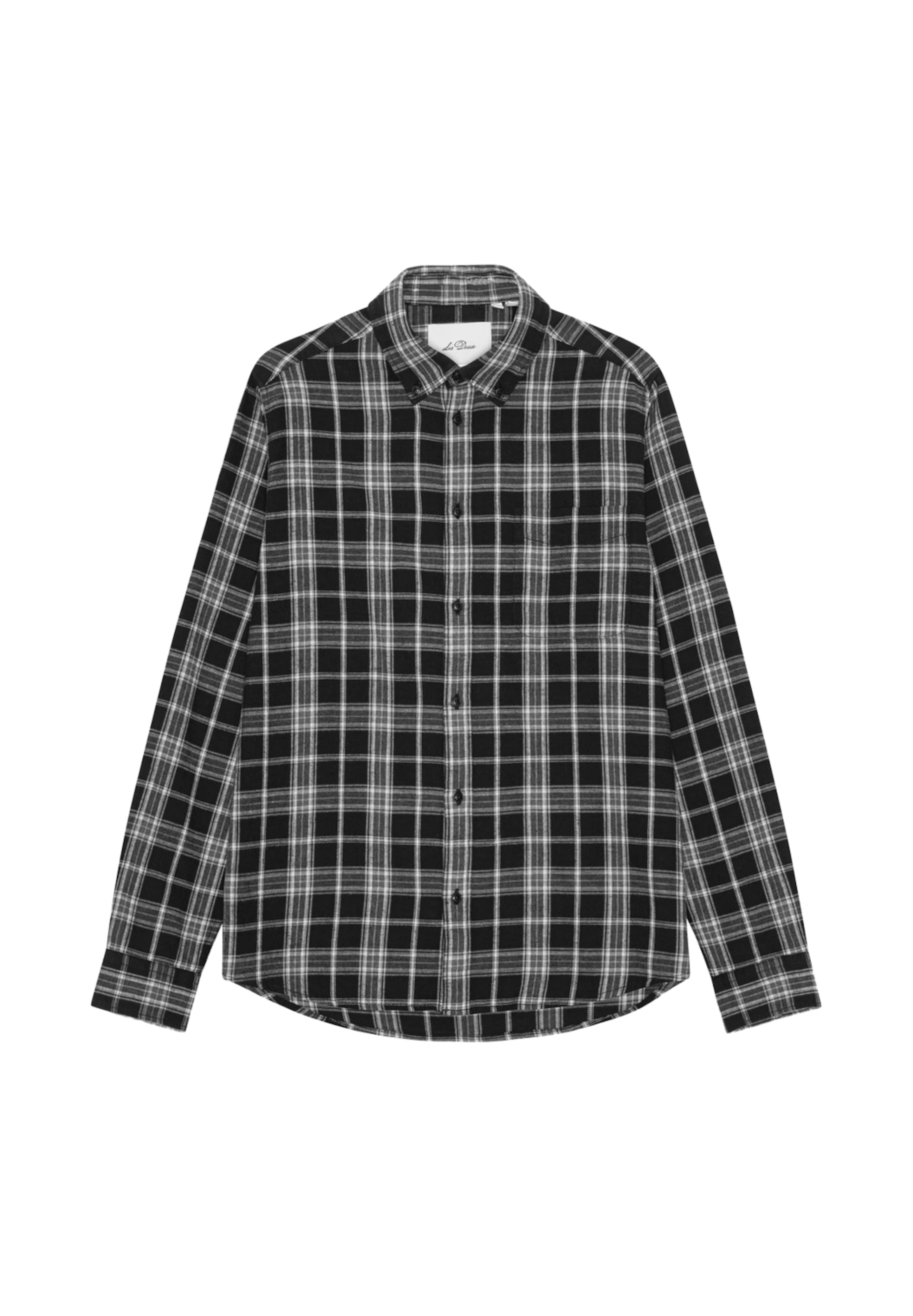 Les Deux - Ajuste regular Camisa en negro: frente