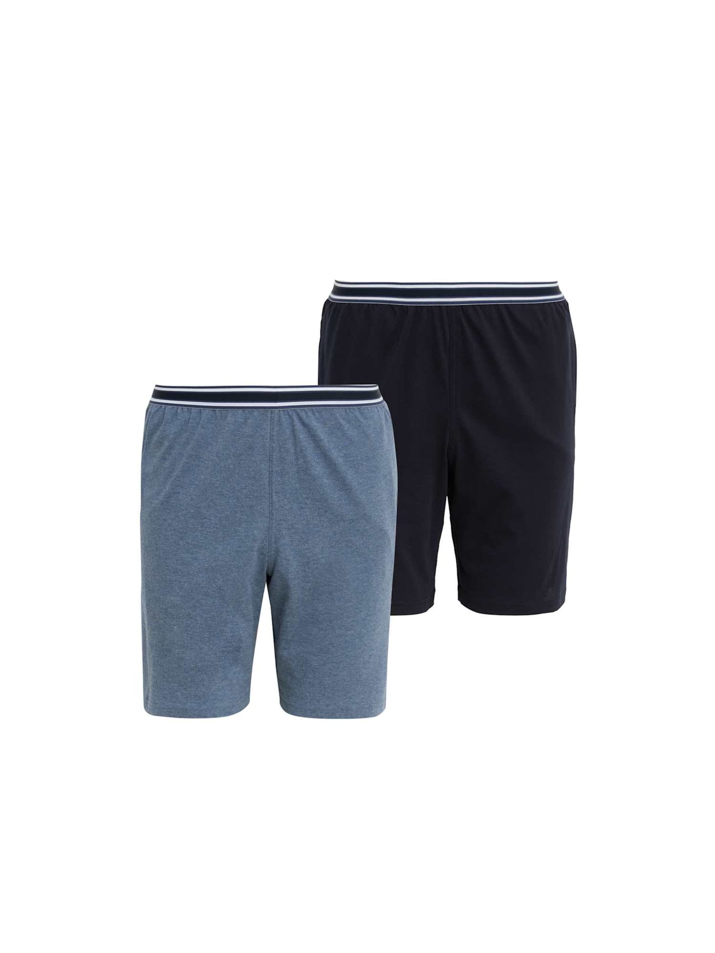 Marks & Spencer Regular Pajama pants in Blue: front