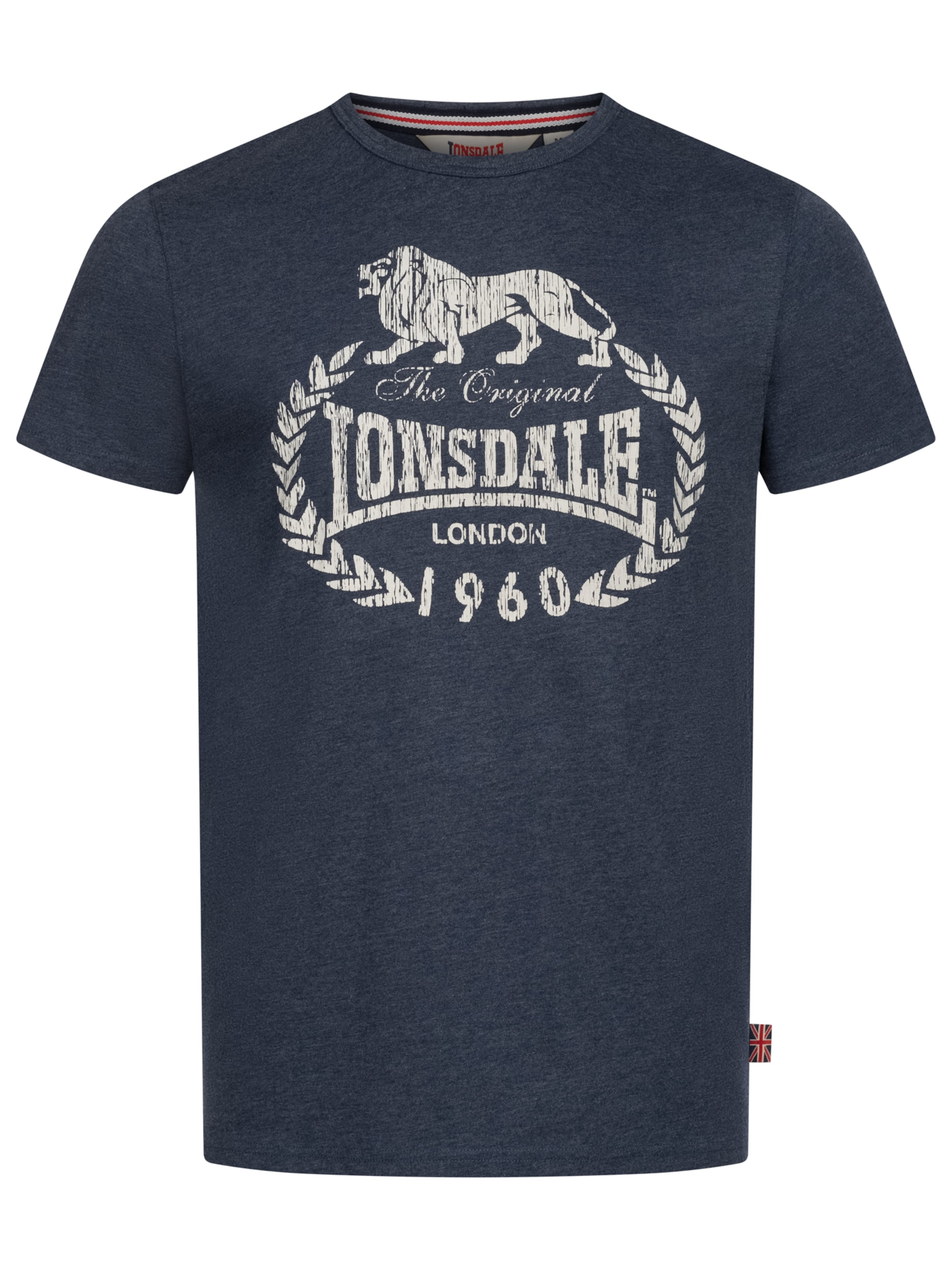 LONSDALE Тениска 'Ollie' в синьо: отпред