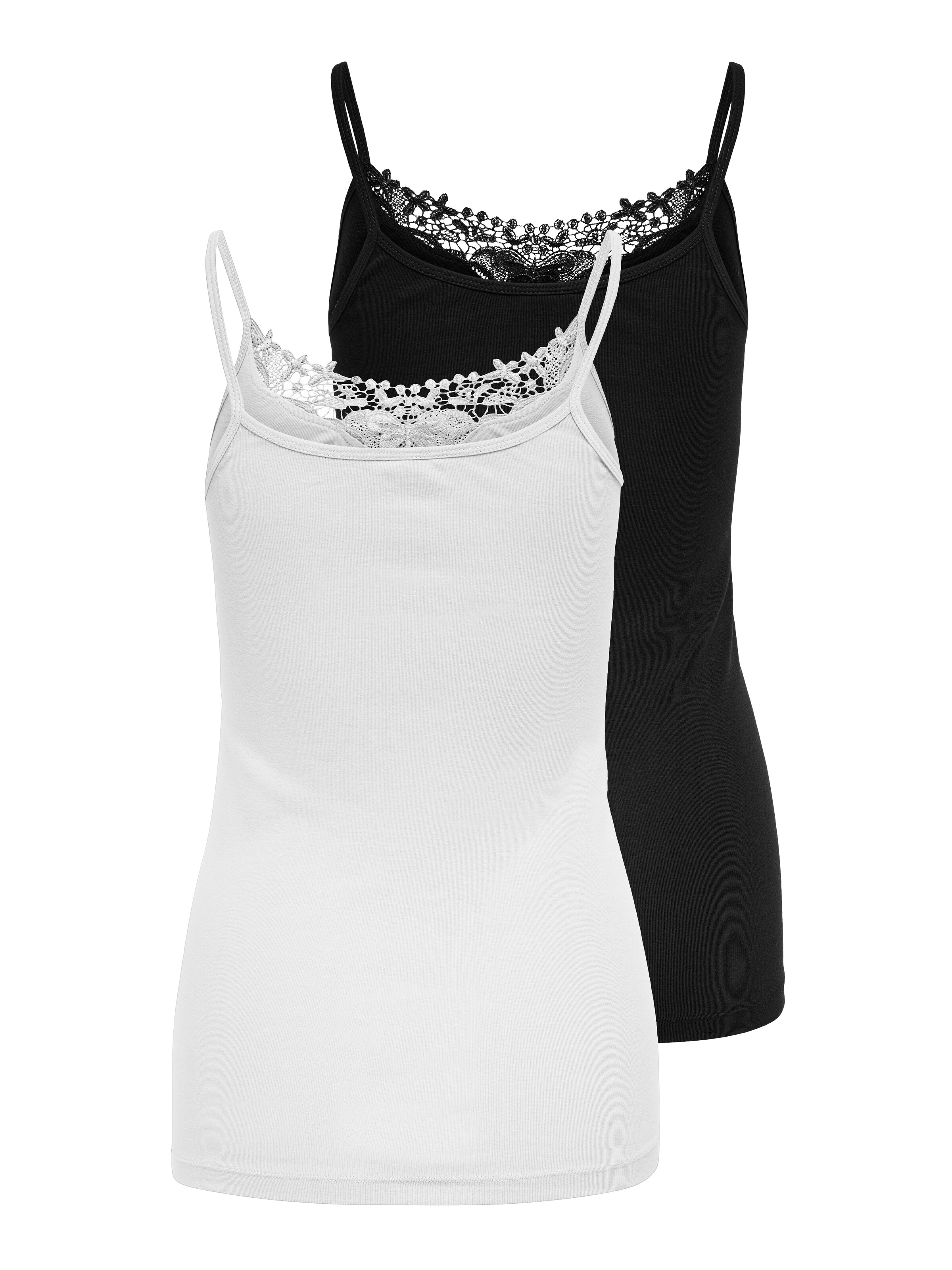 ONLY Top 'ONLLulu' in Schwarz: Vorderseite