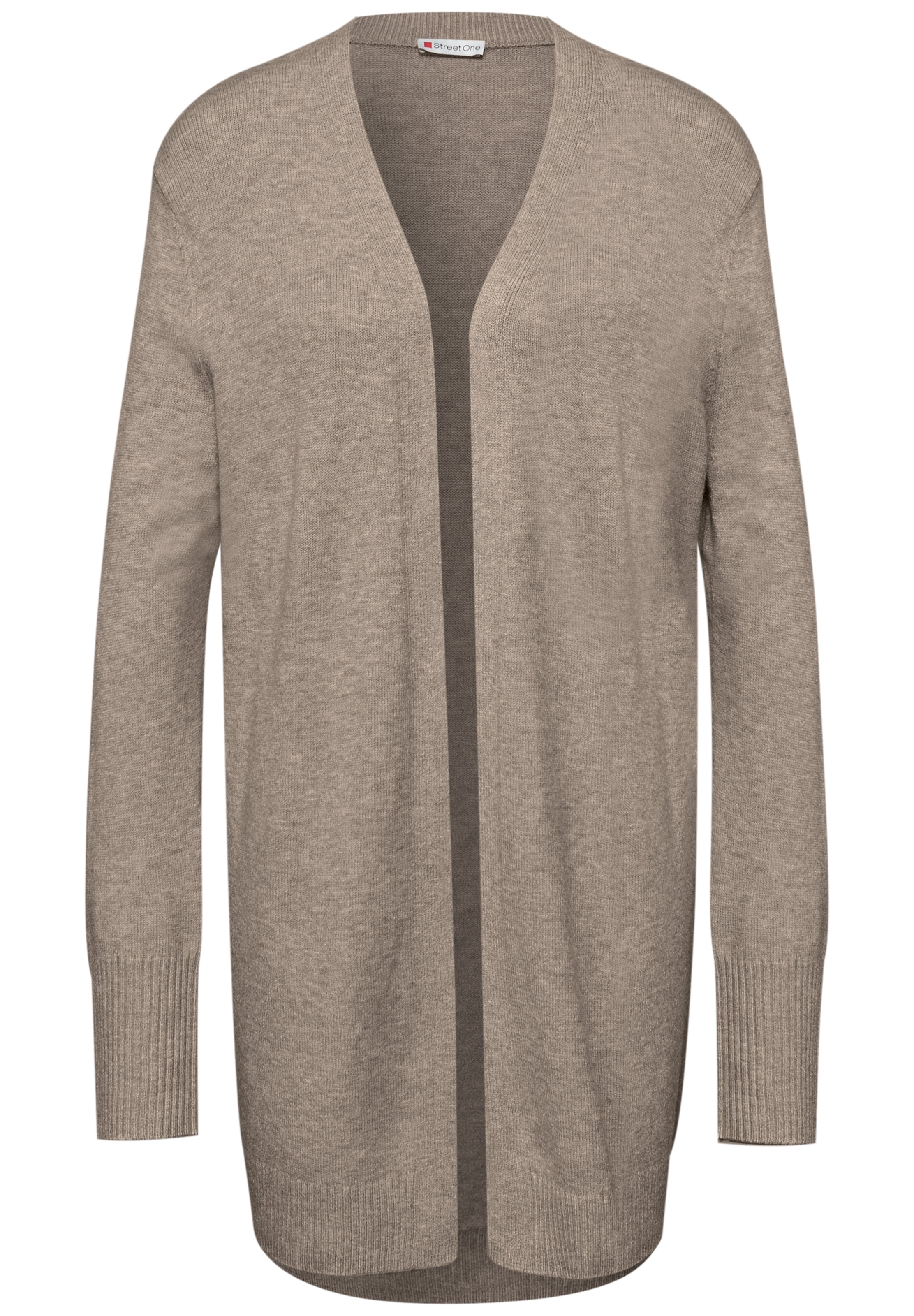 STREET ONE Strickjacke in Braun: Vorderseite