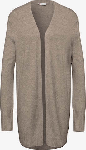 STREET ONE Strickjacke in Braun: Vorderseite