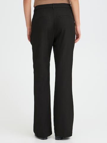 ICHI Flared Pants 'IHFAVA' in Black