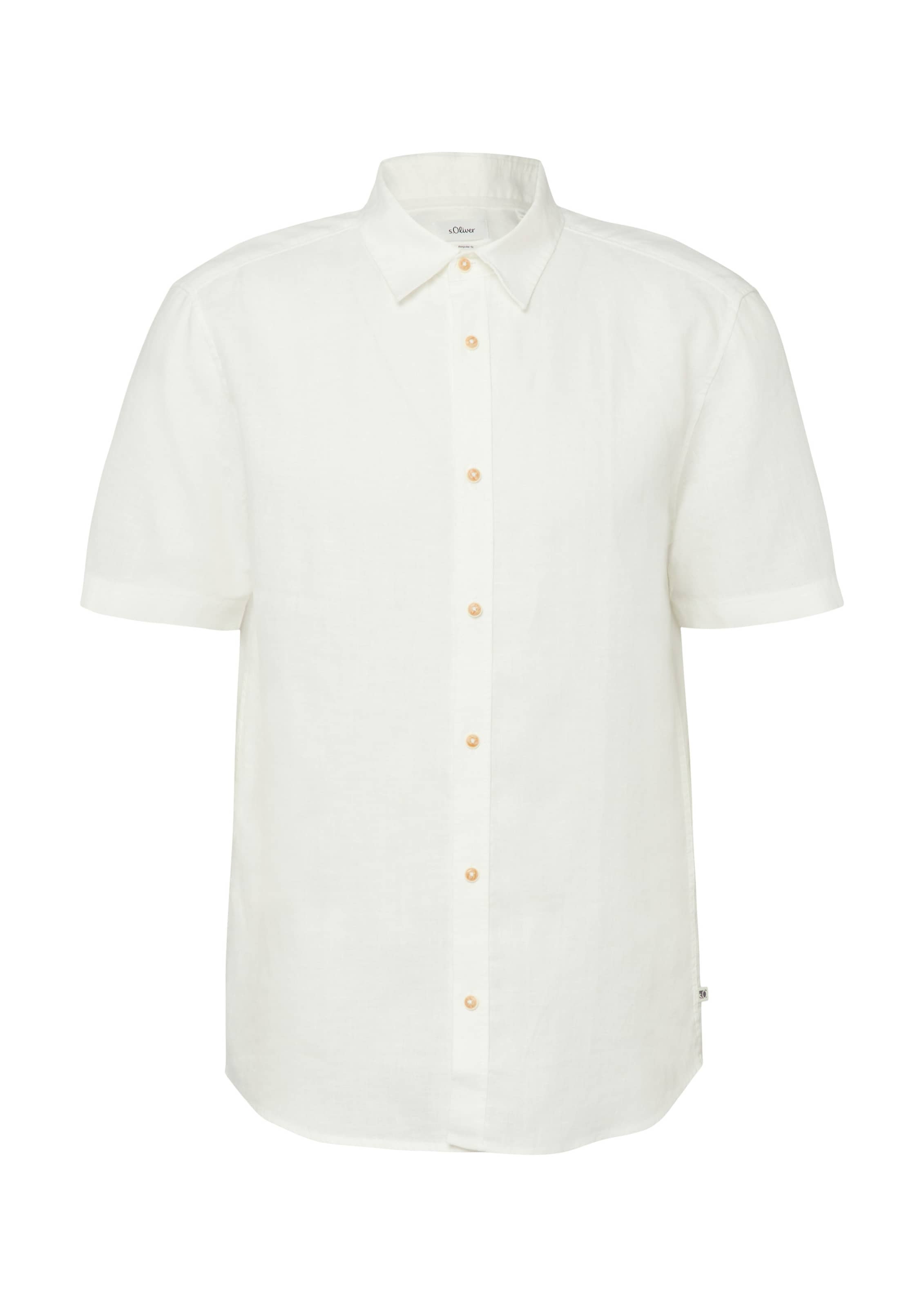 s.Oliver Hemd in Beige: Vorderseite