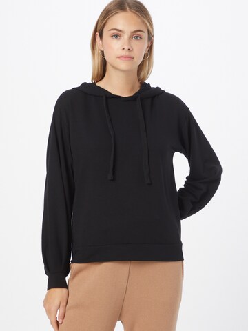 Cream Sweatshirt 'Salina' in Black: front