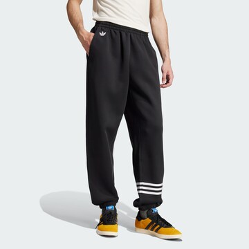 Tapered Pantaloni 'Neuclassics' di ADIDAS ORIGINALS in nero: frontale