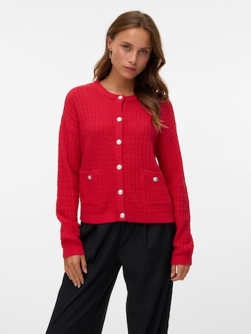 VERO MODA Cardigan 'VMHARPER' i rød: forside