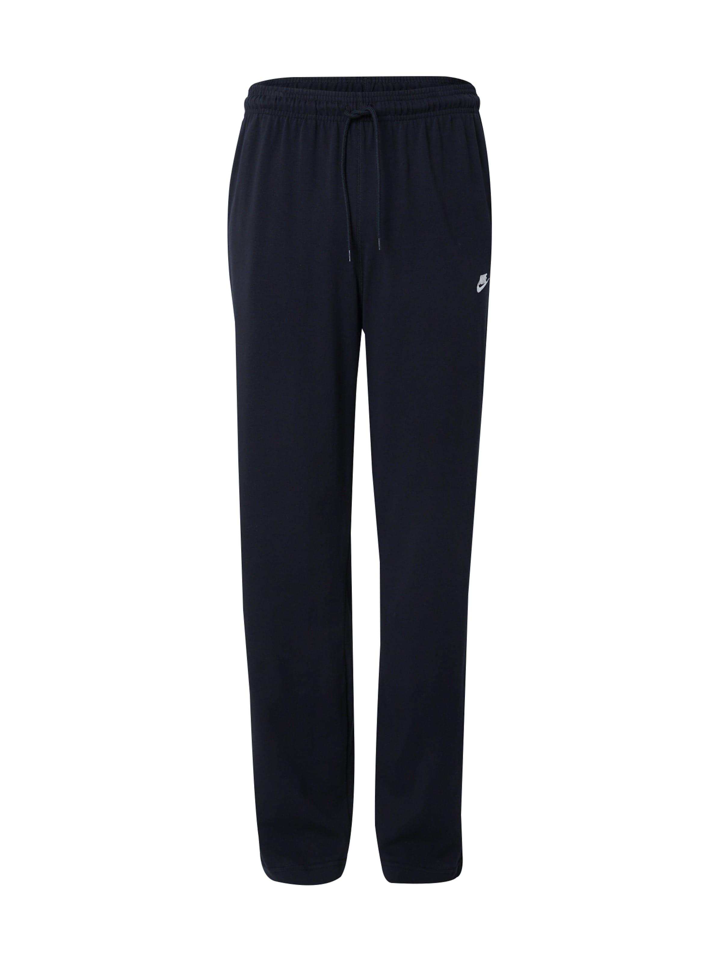 Nike Sportswear Tapered Bukser 'Club Fleece' i sort: forside