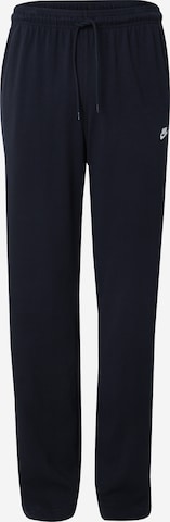 Effilé Pantalon 'Club Fleece' Nike Sportswear en noir : devant