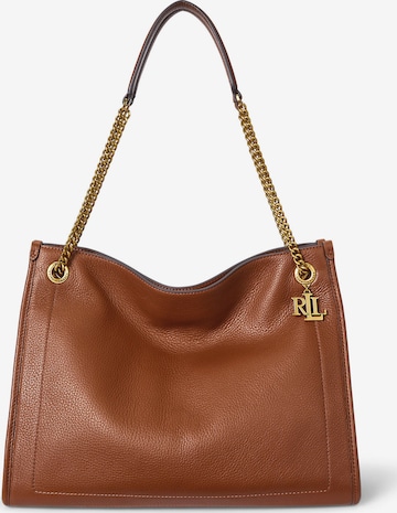 Shopper di Lauren Ralph Lauren in marrone: frontale