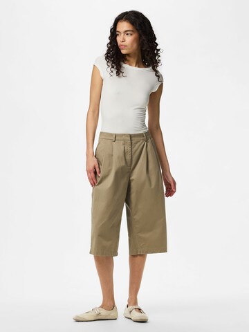 PIECES Regular Shorts 'Bermuda' in Braun