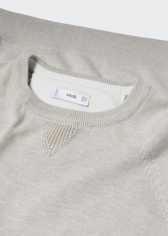 MANGO MAN Pullover 'Ten' in Grau