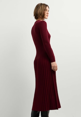 Pepe Jeans Gebreide jurk 'Anna' in Rood