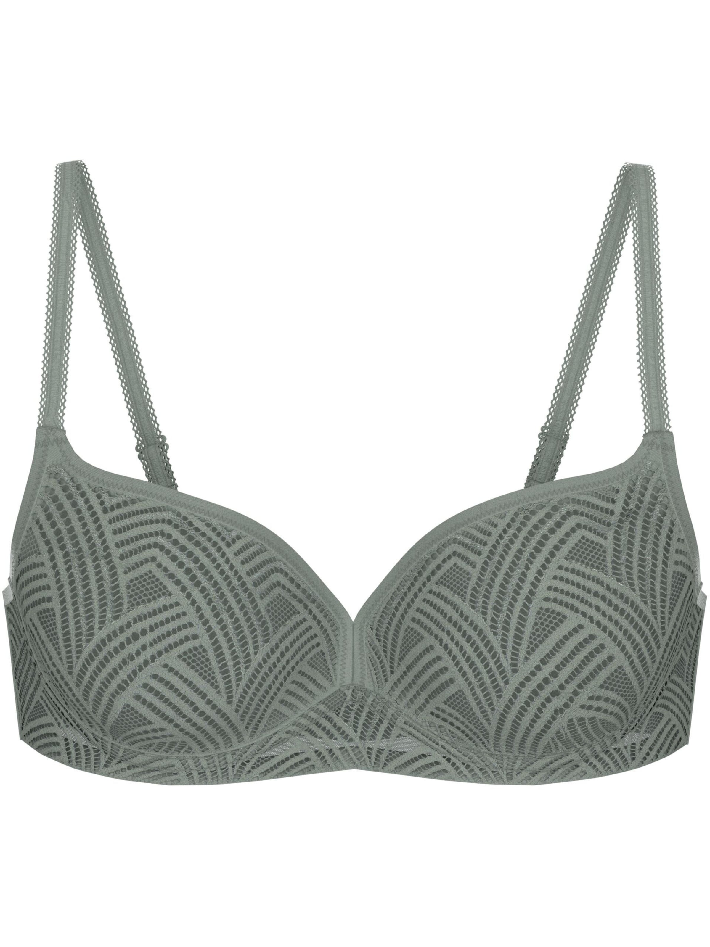 TRIUMPH T-Shirt T-Shirt-BH ' Delightful Spotlight ' in Grau: Vorderseite